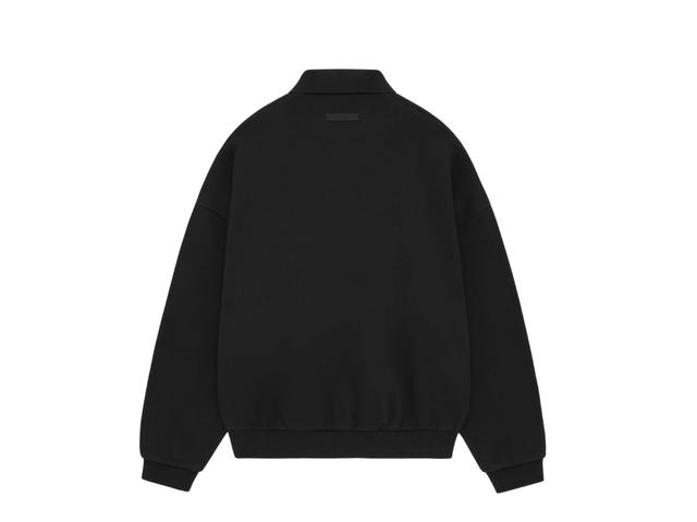 Fear of God Fear of God Essentials Fleece Polo Black (FW24) - view 2
