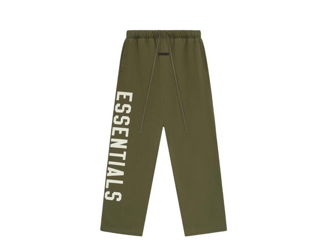 Fear of God Fear of God Essentials Fleece Relaxed Sweatpant Military (FW24) - view 1