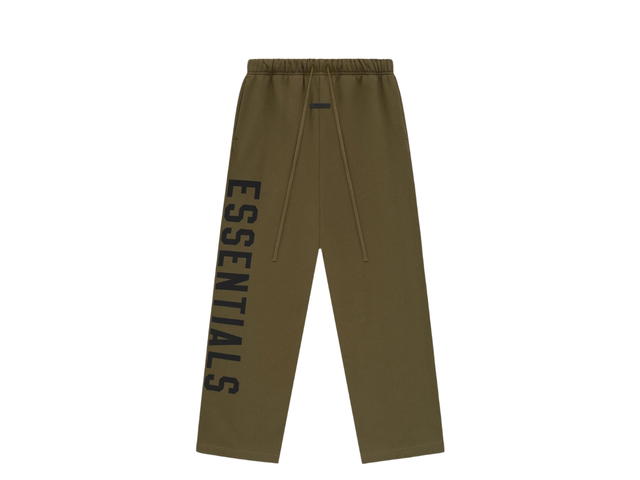 Fear of God Fear of God Essentials Fleece Relaxed Sweatpant Olive (FW24) - view 1