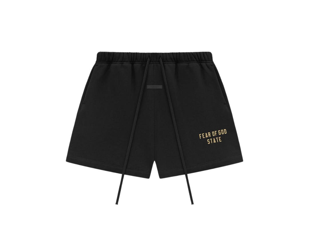 Fear of God Fear of God Essentials Fleece Soccer Short Black (FW24)