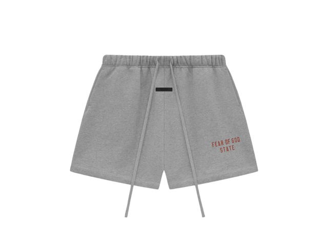 Fear of God Fear of God Essentials Fleece Soccer Short Dark Heather (FW24) - view 1