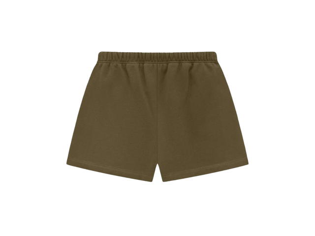 Fear of God Fear of God Essentials Fleece Soccer Short Olive (FW24) - view 2
