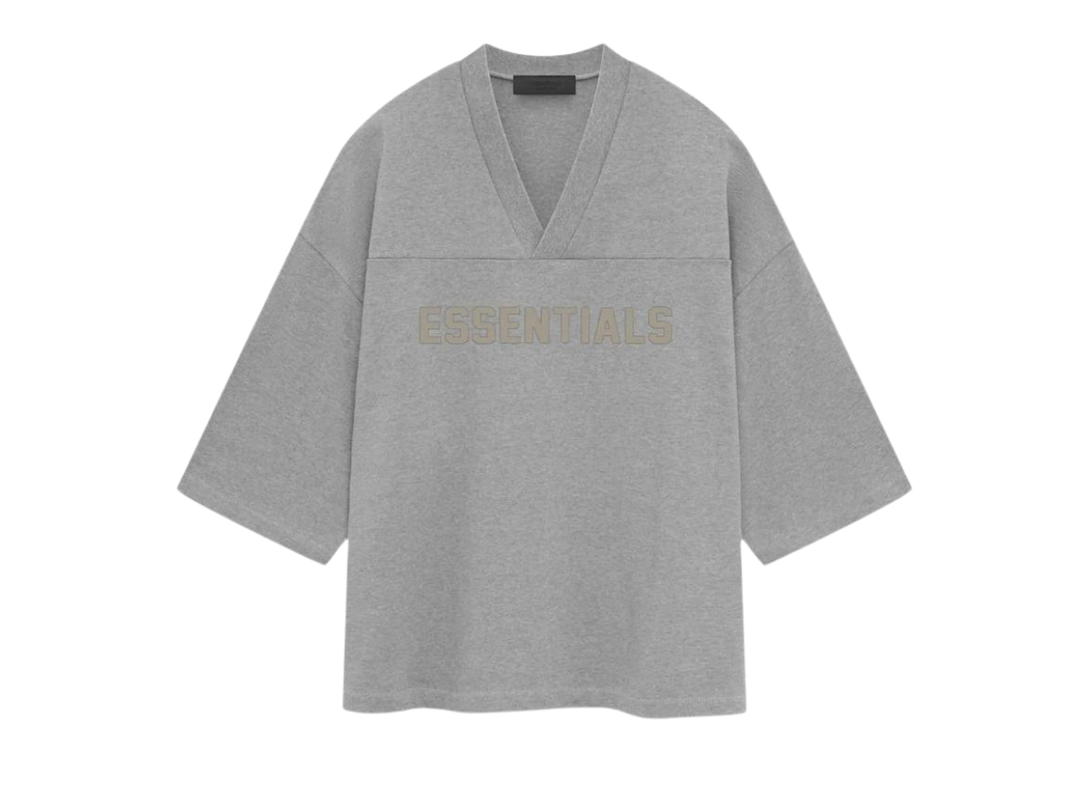 Fear of God Fear of God Essentials Football Tee Dark Heather Oatmeal (SP24)