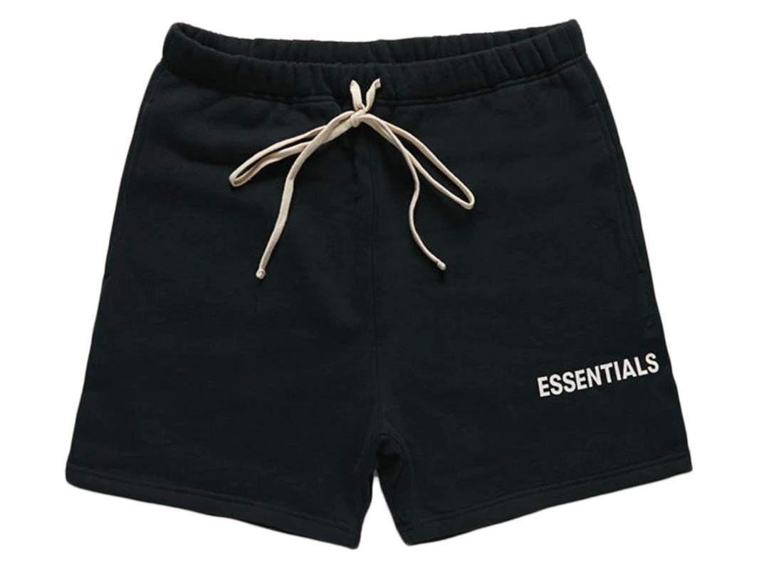 Fear of God Fear of God Essentials Graphic Sweat Shorts Black