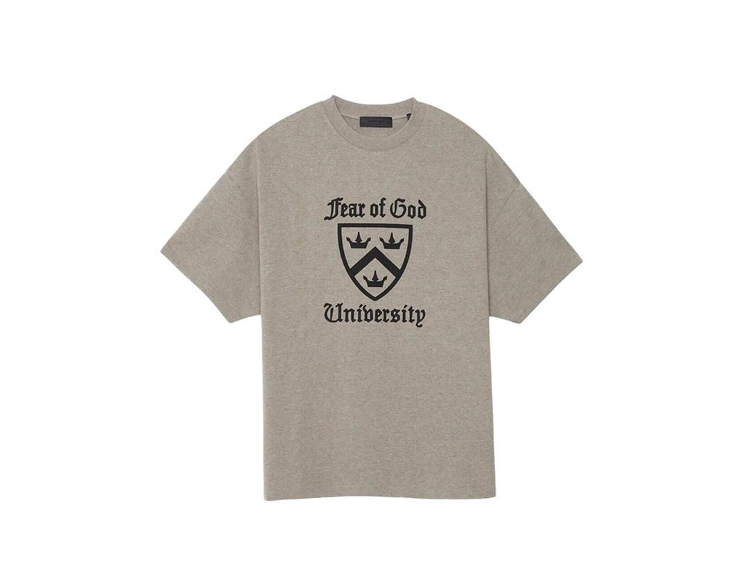 Fear of God Fear of God Essentials Heavy Crew Neck T-Shirt Heather Grey (FW24)