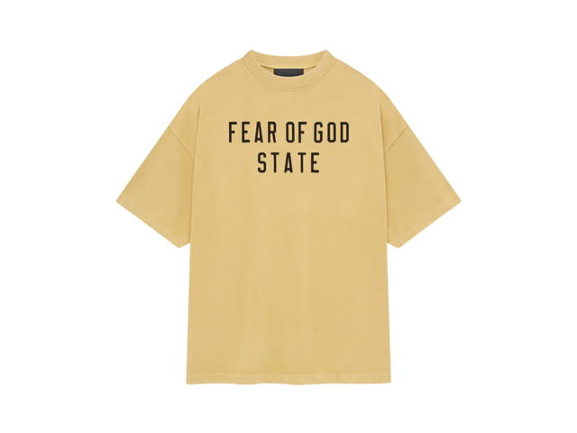 Fear of God Fear of God Essentials Heavy Crewneck Tee Amber (FW24) - view 1