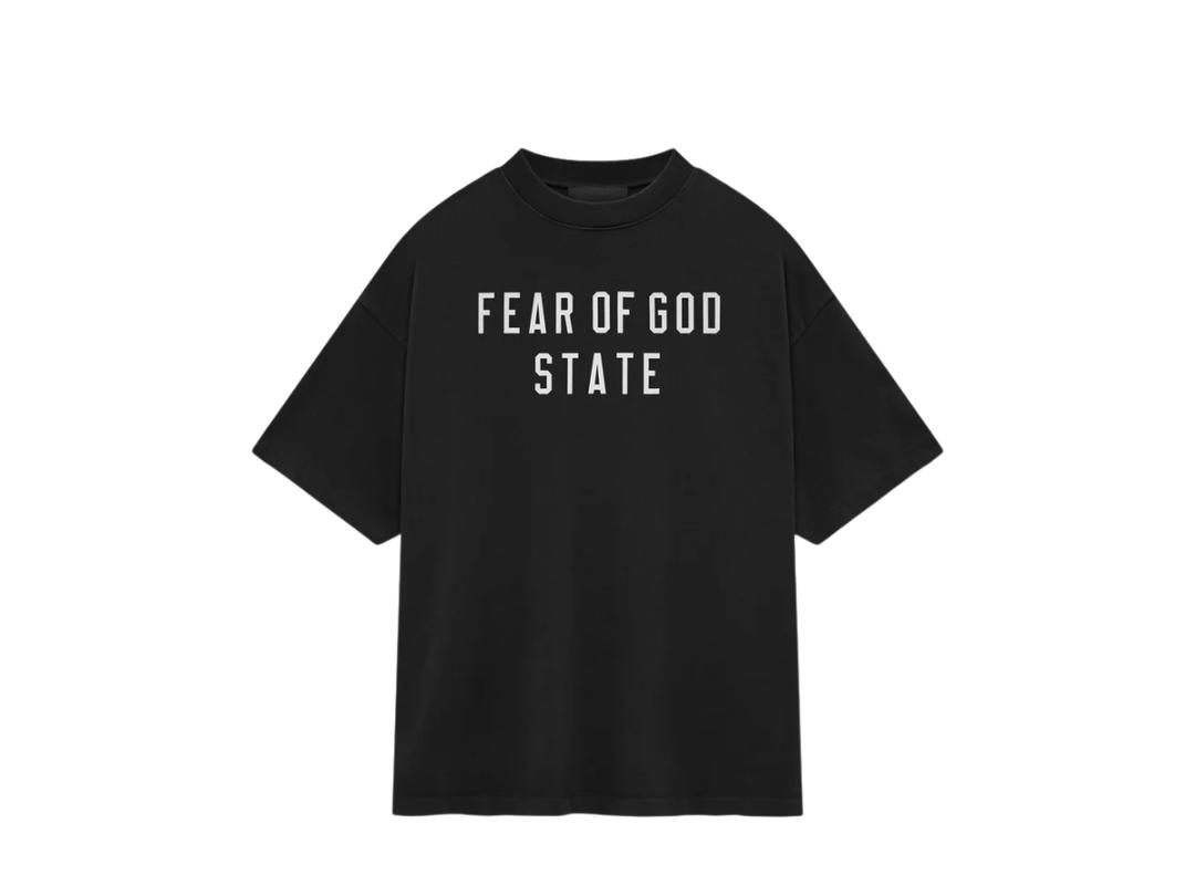 Fear of God Fear of God Essentials Heavy Crewneck Tee Black (FW24)