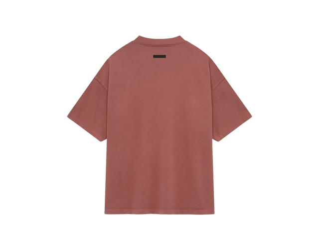 Fear of God Fear of God Essentials Heavy Crewneck Tee Crimson (FW24) - view 2