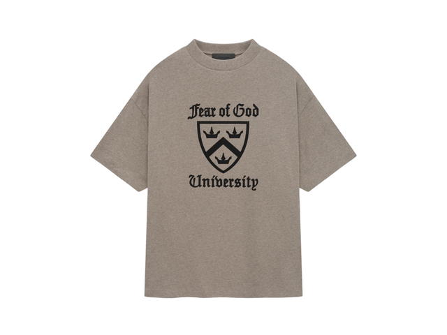 Fear of God Fear of God Essentials Heavy Crewneck Tee Heather Gray - view 1