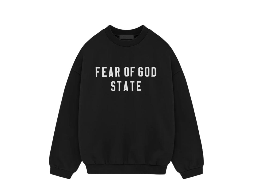 Fear of God Fear of God Essentials Heavy Fleece Crewneck Black