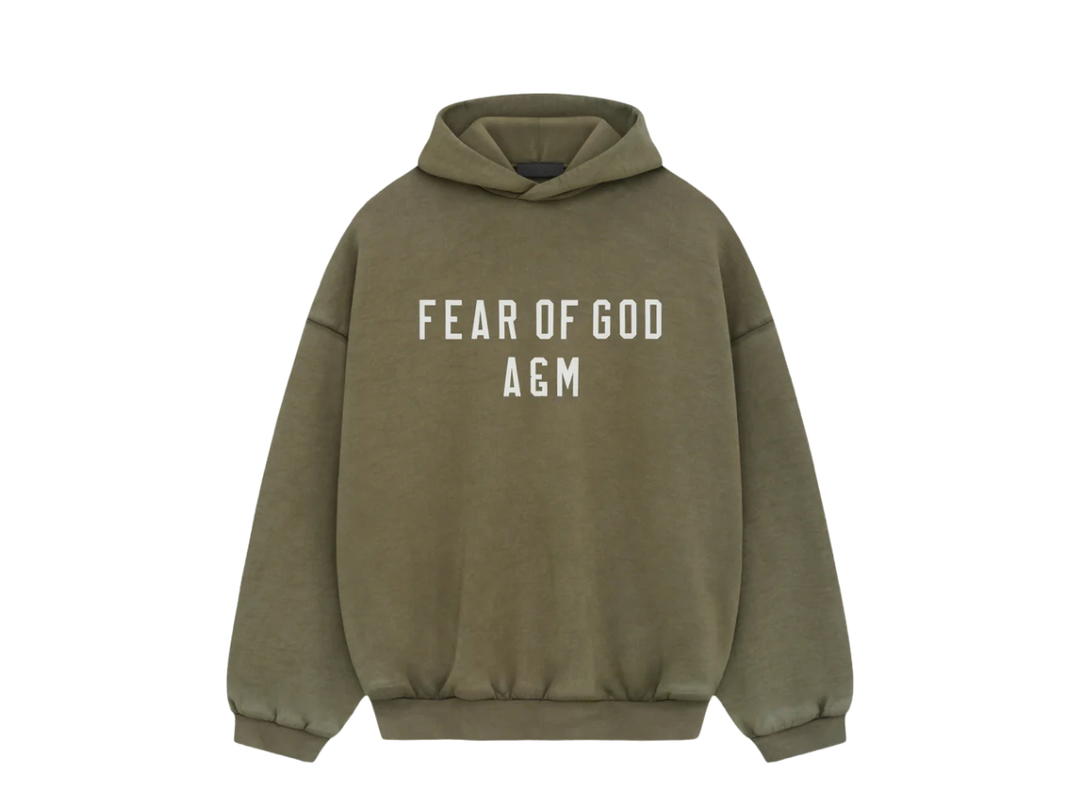Fear of God Fear of God Essentials Heavy Fleece Hoodie Military