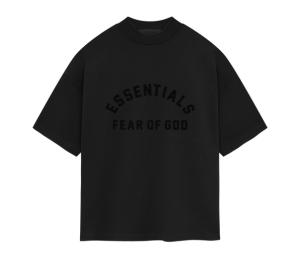 Fear Of God Essentials Heavy Jersey Crewneck T-shirt Jet Black (SP24)