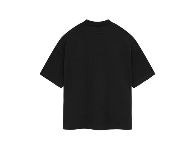 Fear of God Fear of God Essentials Heavy Jersey Crewneck T-shirt Jet Black (SP24) - view 2
