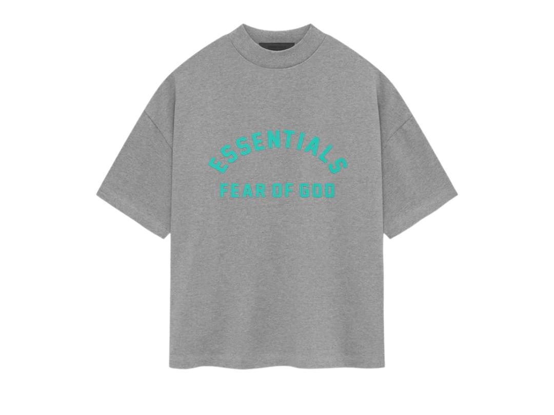Fear of God Fear of God Essentials Heavy Jersey SS Tee Dark Heather Oatmeal (SP24)