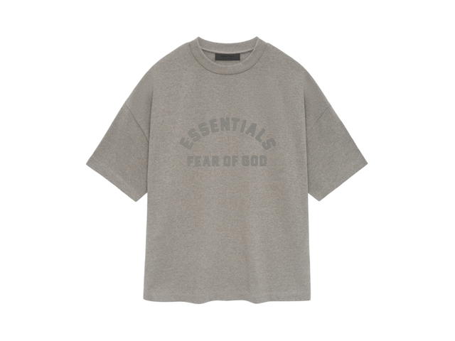 Fear of God Fear of God Essentials Heavy S/S Tee Heather Grey (SS24) - view 1