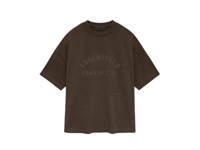 Fear of God Fear of God Essentials Heavy S/s Tee Heather Wood (SS24) - view 1