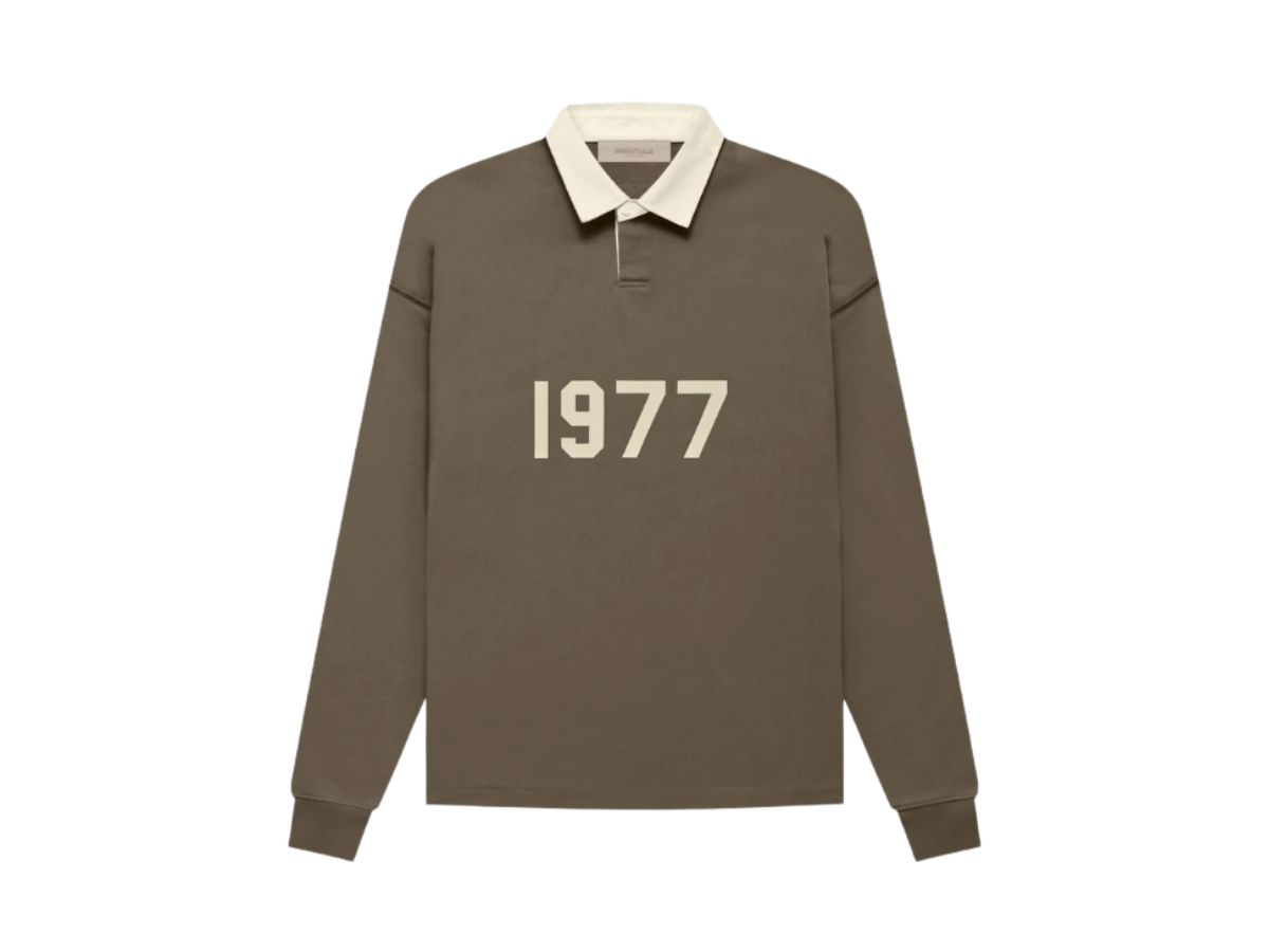 Fear of God Fear of God Essentials Henley Rugby Wood