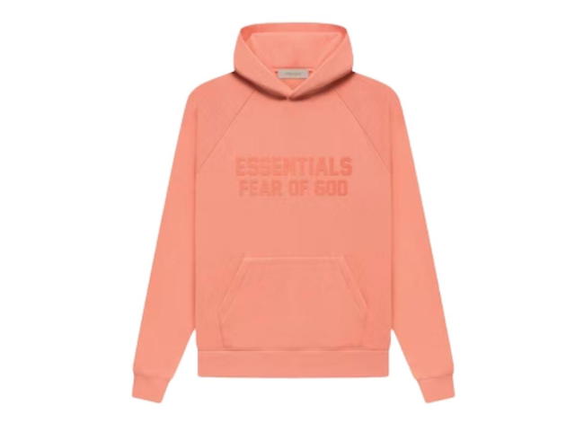 Fear of God Fear of God Essentials Hoodie Coral (FW22) - view 1
