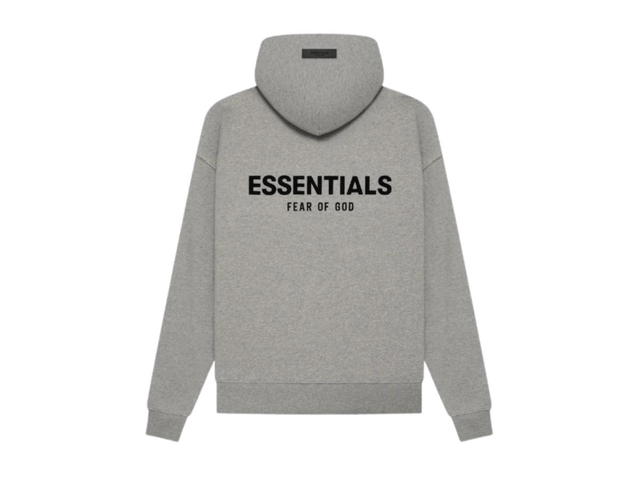 Fear of God Fear of God Essentials Hoodie Dark Oatmeal (SS22) - view 2