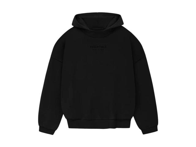 Fear of God Fear of God Essentials Hoodie Jet Black (FW23) - view 1