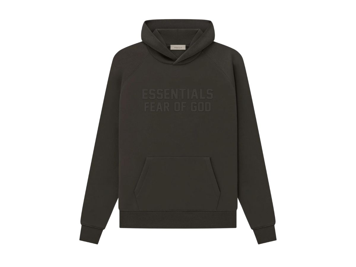 Fear of God Fear of God Essentials Hoodie Off Black (SS23)