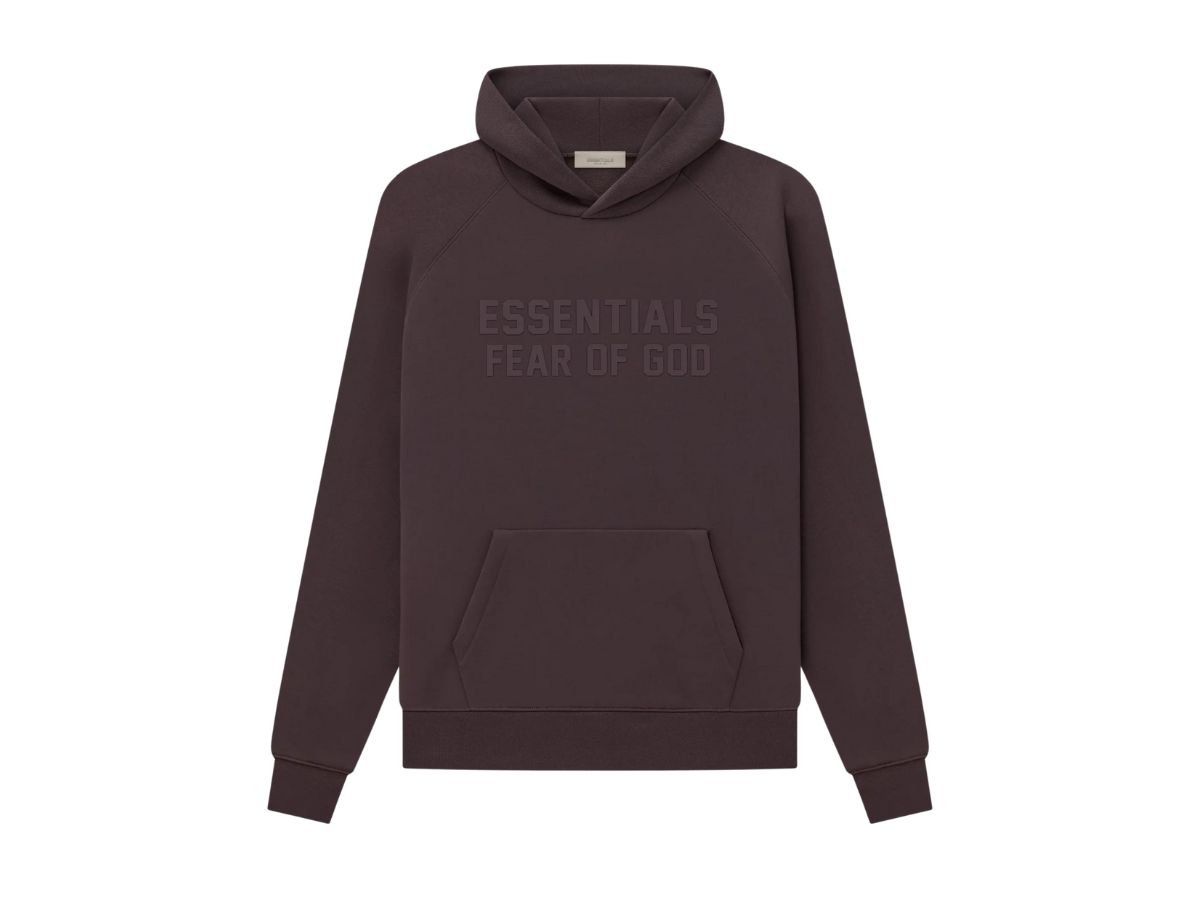 Fear of God Fear of God Essentials Hoodie Plum (SS23)