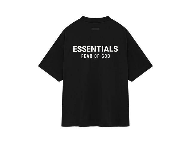 Fear of God Fear of God Essentials Jersey Crewneck T-Shirt Black (FW24) - view 2