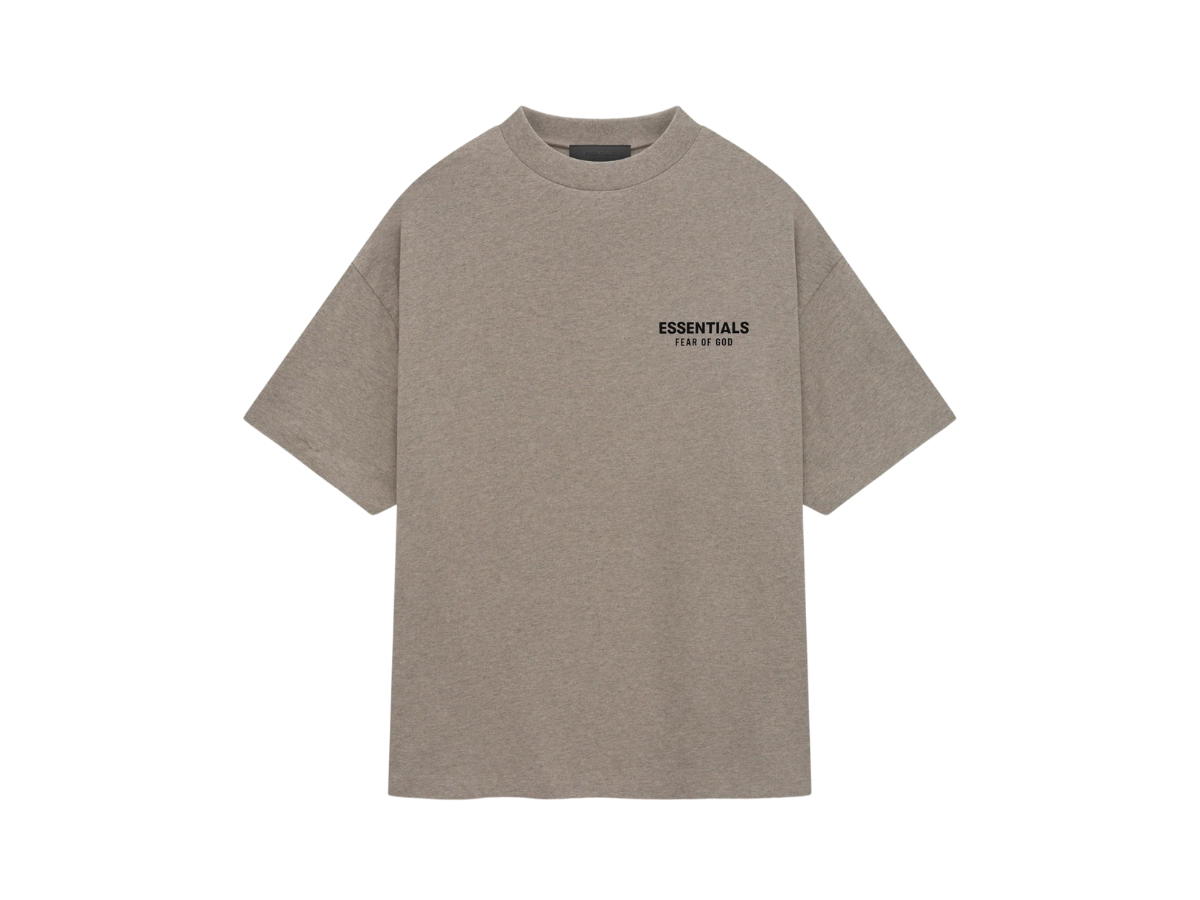 Fear of God Fear of God Essentials Jersey Crewneck T-Shirt Heather Gray (FW24)
