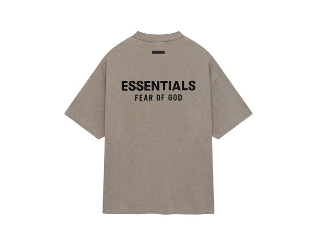 Fear of God Fear of God Essentials Jersey Crewneck T-Shirt Heather Gray (FW24) - view 2