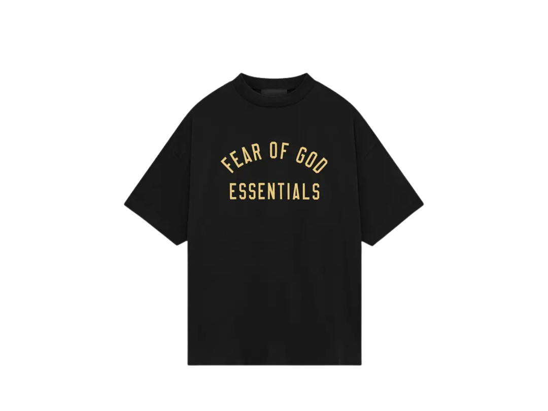 Fear of God Fear of God Essentials Jersey Crewneck Tee Black (FW24)