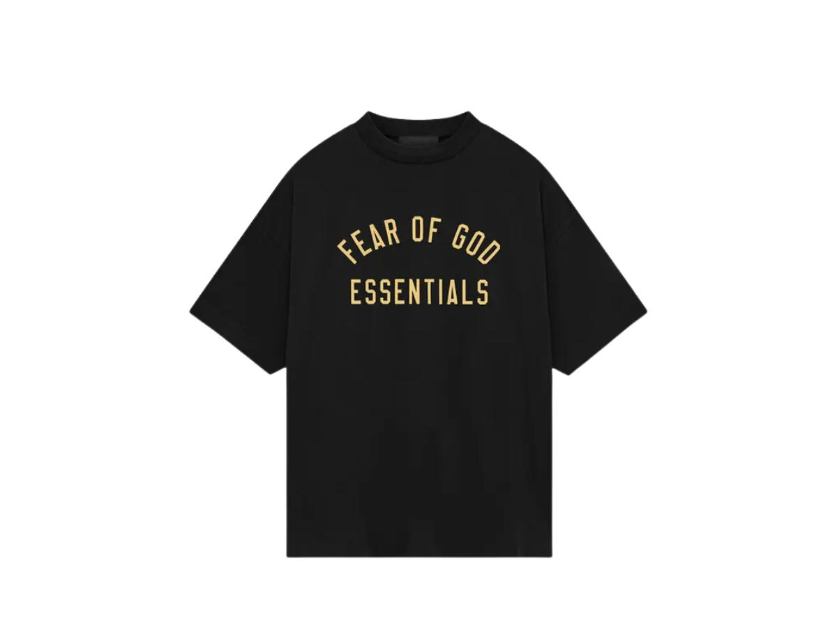 Fear of God Fear of God Essentials Jersey Crewneck Tee Black (FW24)