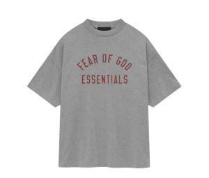 Buy Fear of God Essentials Jersey Crewneck Tee Dark Heather (FW24) at Sasom – Authentic and Ready to Ship