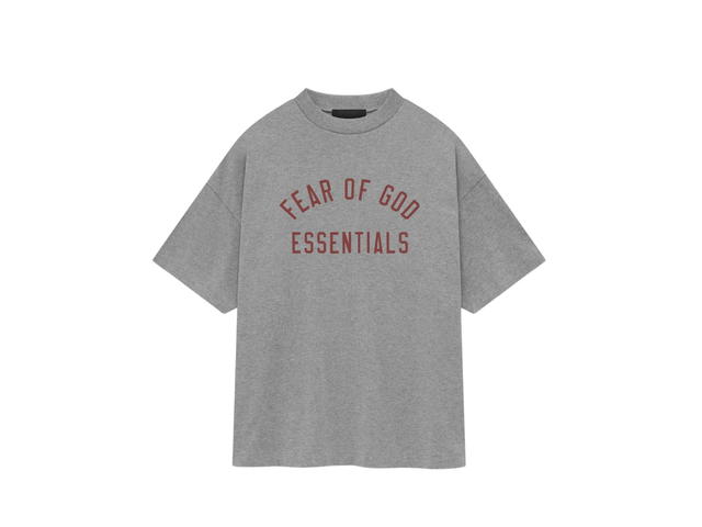 Fear of God Fear of God Essentials Jersey Crewneck Tee Dark Heather (FW24) - view 1