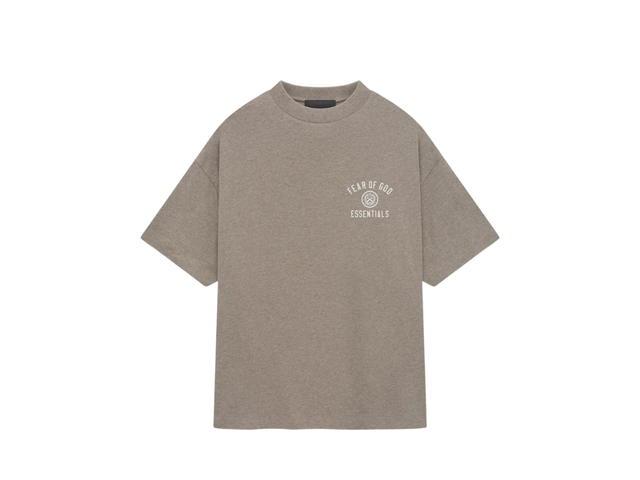 Fear of God Fear of God Essentials Jersey Crewneck Tee Heather Grey (FW24) - view 1