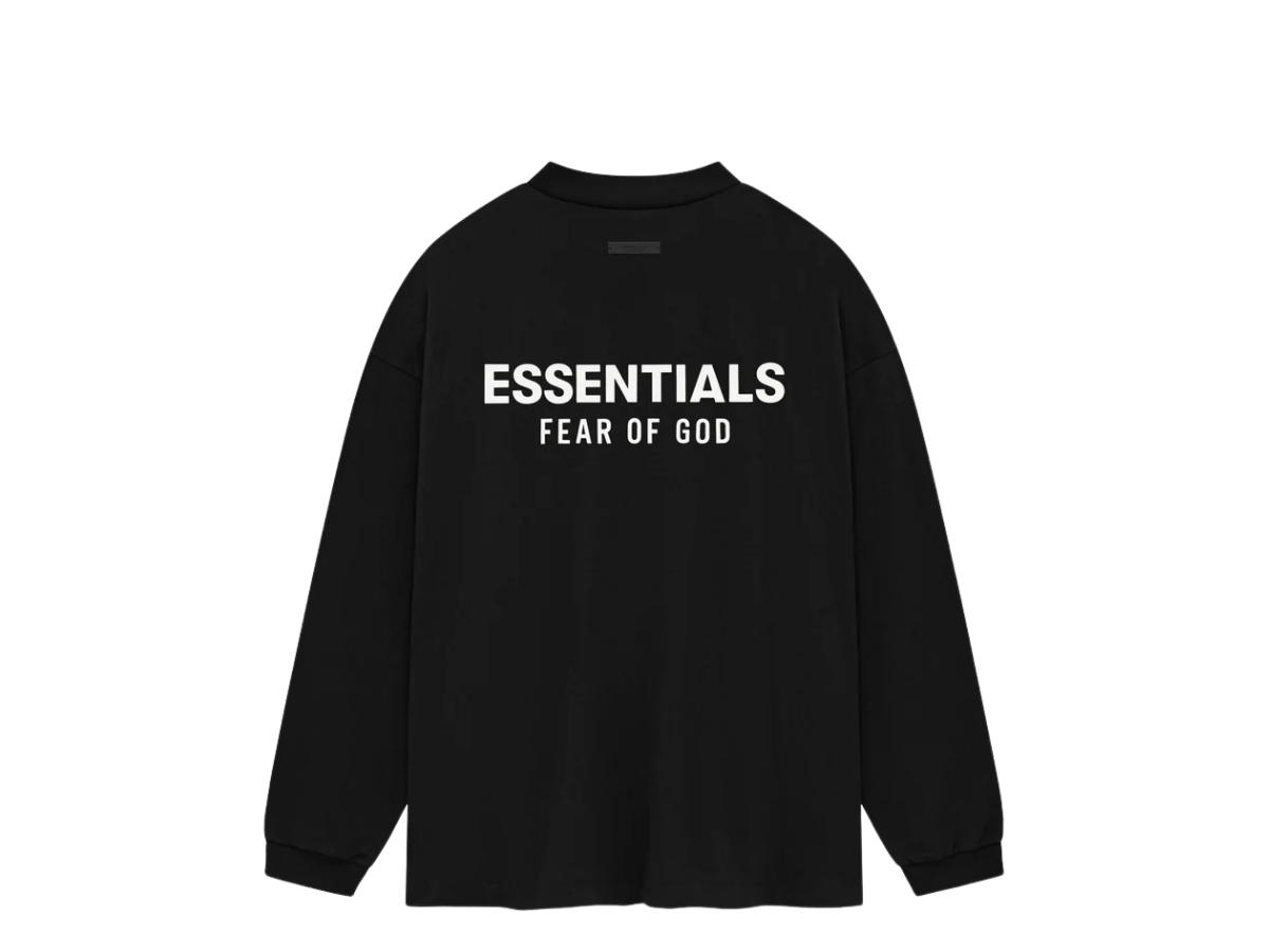 Fear of God Fear of God Essentials Jersey Long Sleeve T-Shirt Black (FW24)