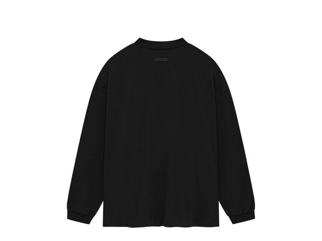 Fear of God Fear of God Essentials Jersey Long Sleeve Tee Black (FW24) - view 2