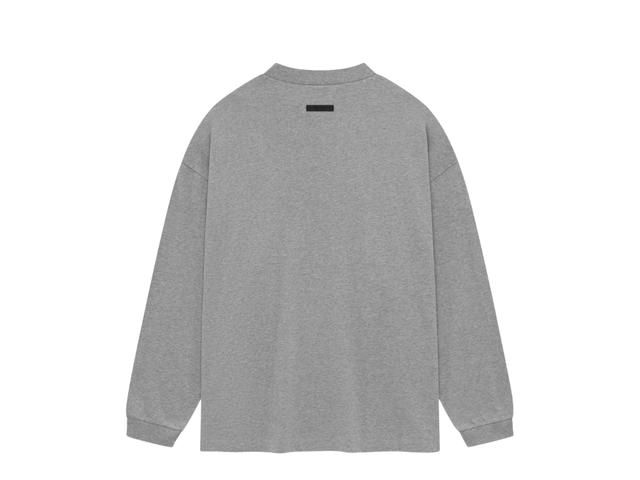 Fear of God Fear of God Essentials Jersey Long Sleeve Tee Dark Heather (FW24) - view 2