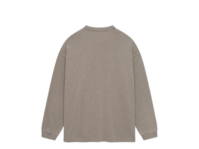 Fear of God Fear of God Essentials Jersey Long Sleeve Tee Heather Grey (FW24) - view 2