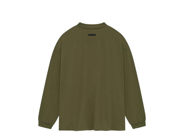 Fear of God Fear of God Essentials Jersey Long Sleeve Tee Military (FW24) - view 2