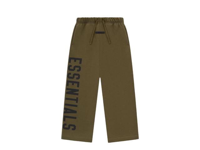 Fear of God Fear of God Essentials Kids Fleece Relaxed Sweatpant Olive (FW24) - view 1