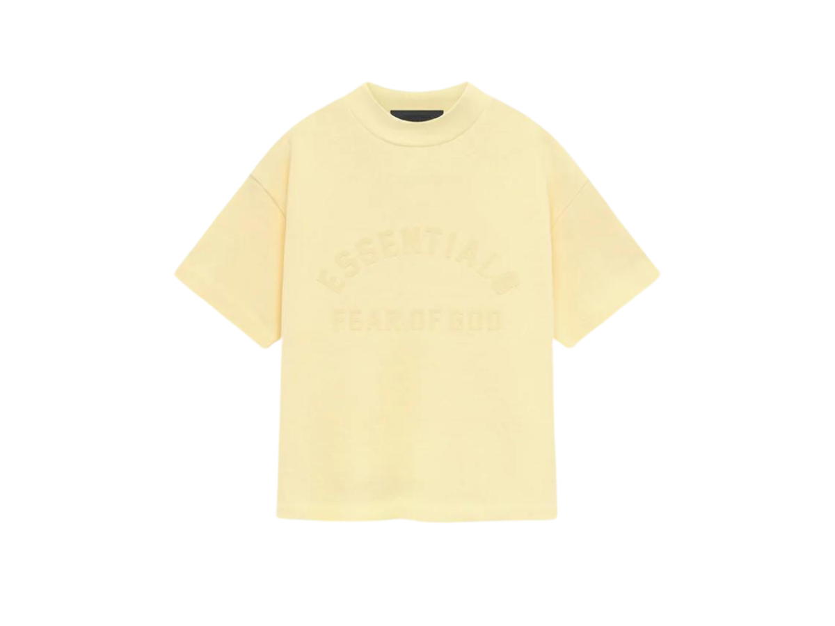 Fear of God Fear of God Essentials Kids Heavy Jersey SS Tee Garden Yellow (SP24)