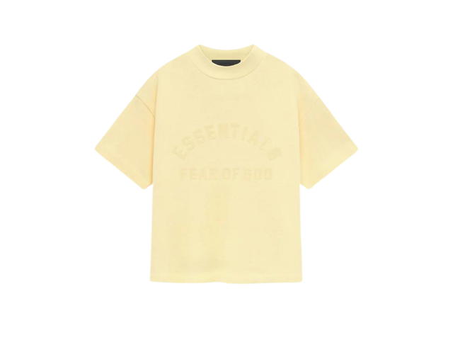 Fear of God Fear of God Essentials Kids Heavy Jersey SS Tee Garden Yellow (SP24) - view 1