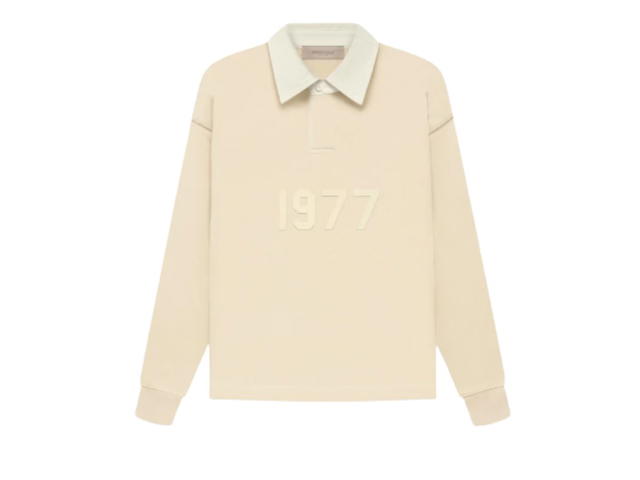 Fear of God Fear of God Essentials Kids Henley Rugby Egg Shell (FW22) - view 1