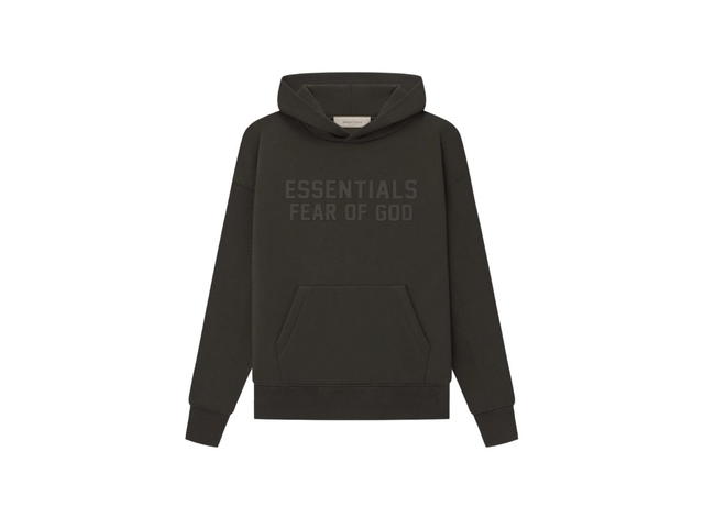 Fear of God Fear of God Essentials Kids Hoodie Off-Black (SS23) - view 1