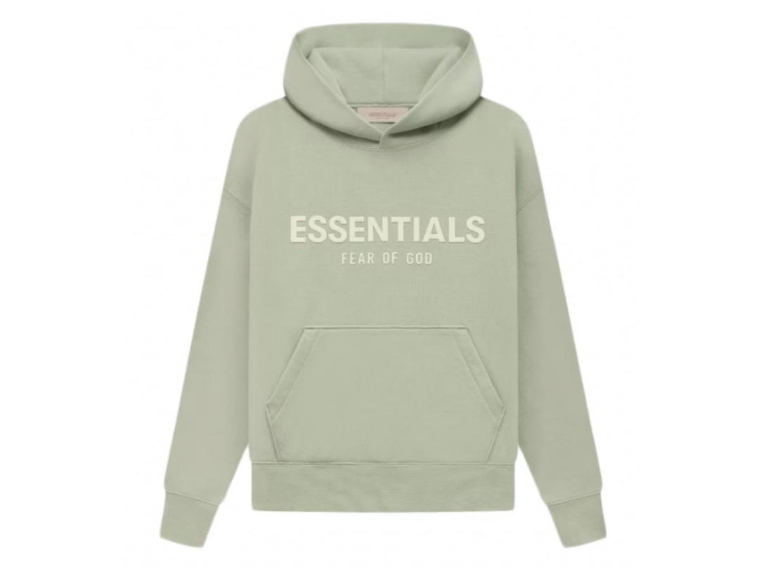 Fear of God Fear of God Essentials Kids Hoodie Seafoam