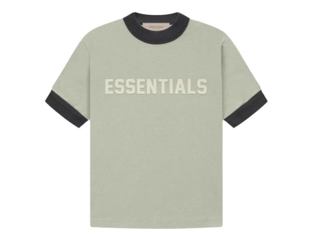 Fear of God Fear of God Essentials Kids Ringer T-shirt Seafoam - view 1