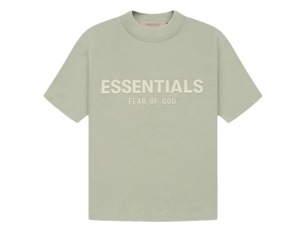 Fear of God Fear of God Essentials Kids T-shirt Seafoam