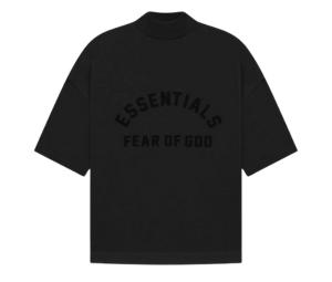 Buy Fear of God Essentials Kids Tee Jet Black (SS23) at Sasom – Authentic and Ready to Ship