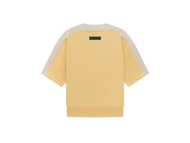 Fear of God Fear of God Essentials Kids Terry Baseball Henley Light Tuscan (SS23) - view 2