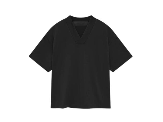Fear of God Fear of God Essentials Kids V-neck T-Shirt Jet Black - view 1